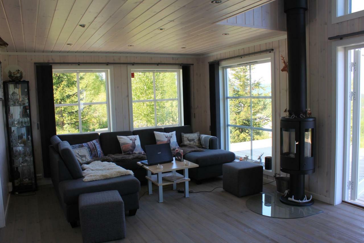 Luxury Mountain Villa Strandlykkja Exterior foto