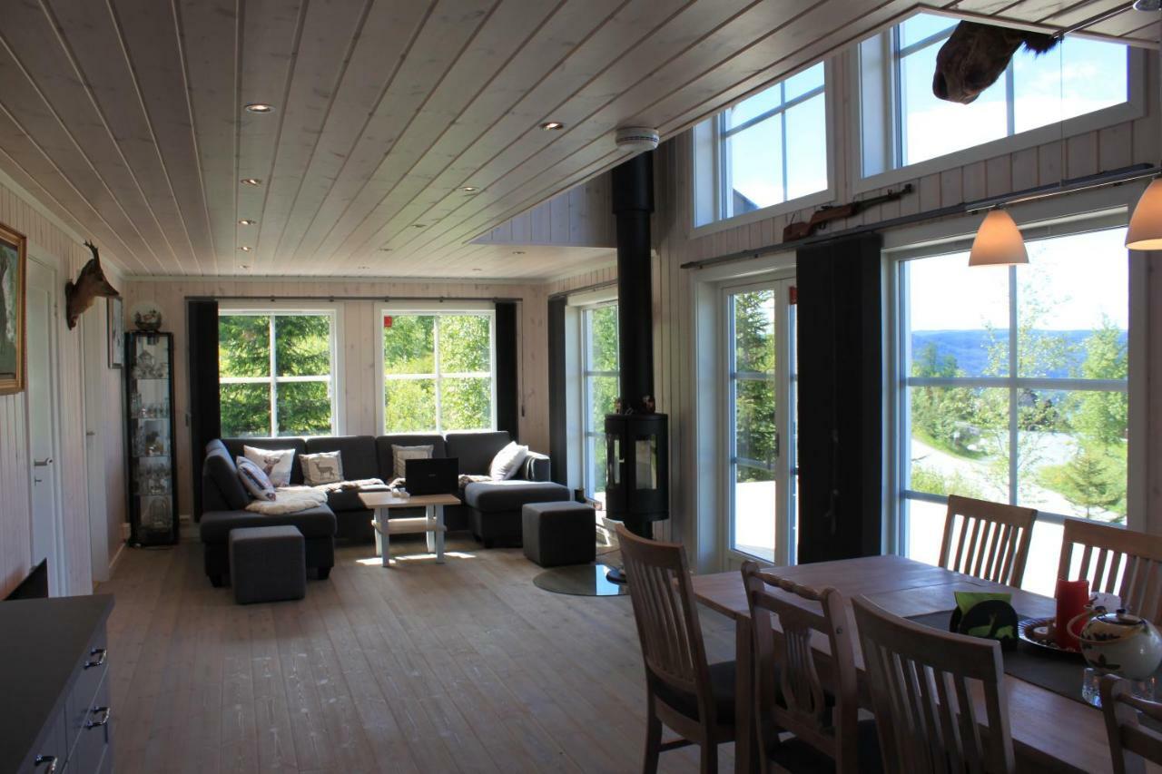 Luxury Mountain Villa Strandlykkja Exterior foto