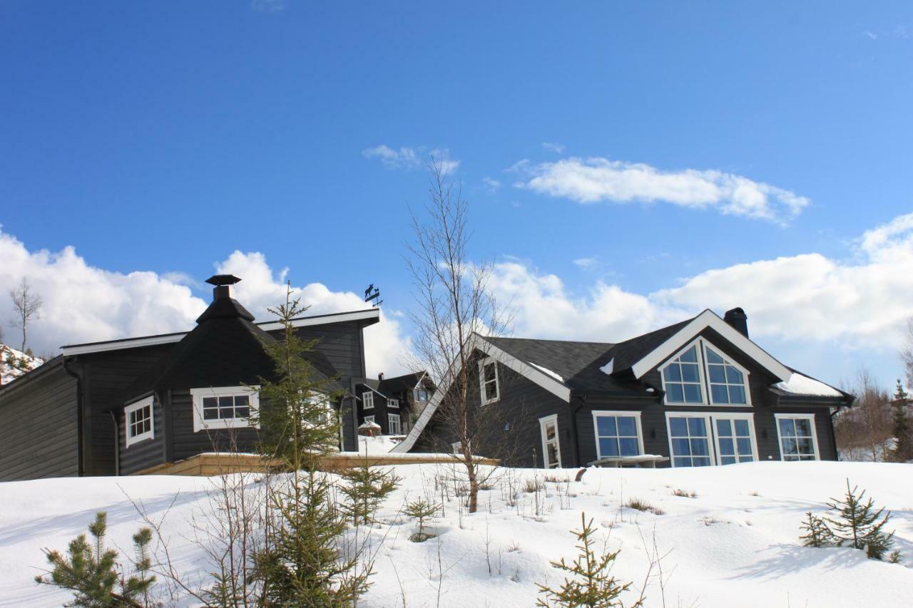 Luxury Mountain Villa Strandlykkja Exterior foto